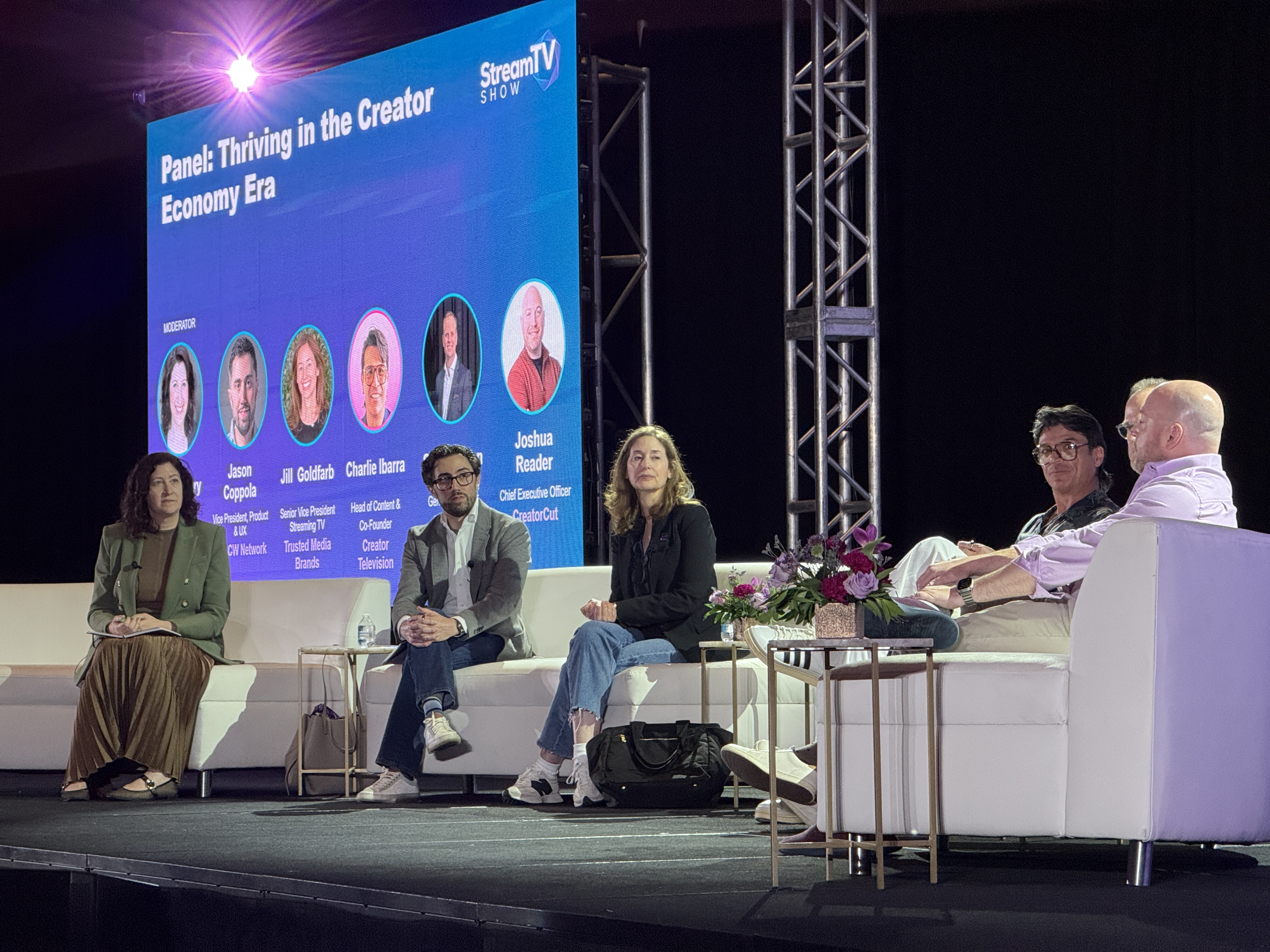 Stream TV 2025 Event - Jason Coppola speaking at the creator economy panel