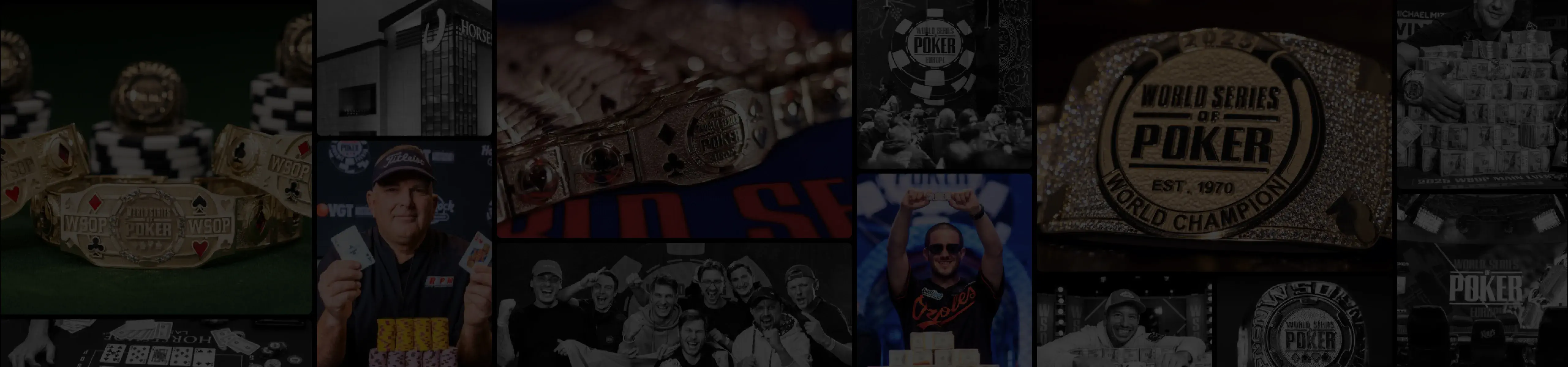 World Series of Poker bracelets, champions and live tournament moments